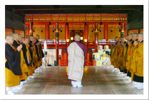 承天寺一山報賽式写真